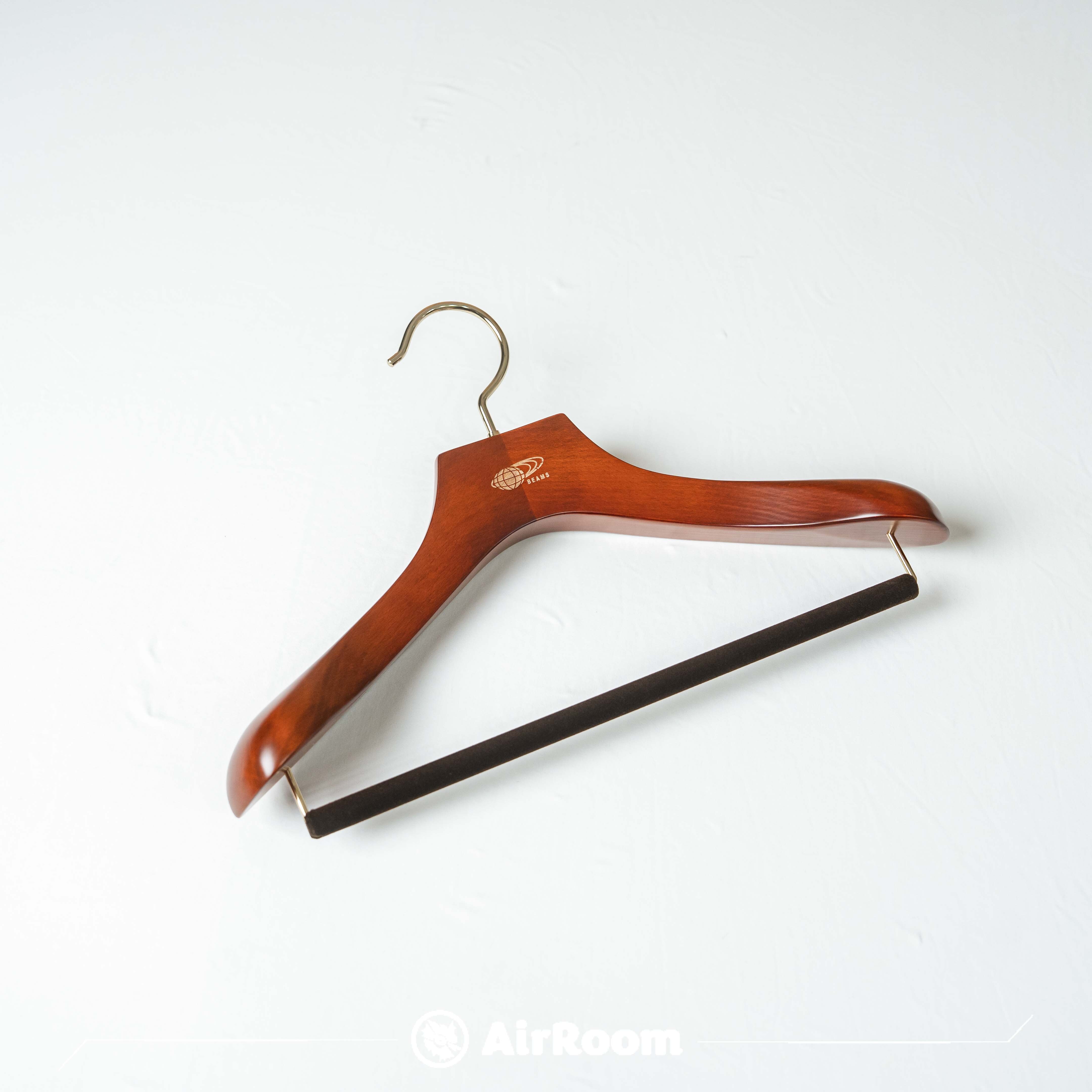 2025AW BEAMS Novelty NAKATA HANGER 定制 木製 衣架 刷子 一組 現貨