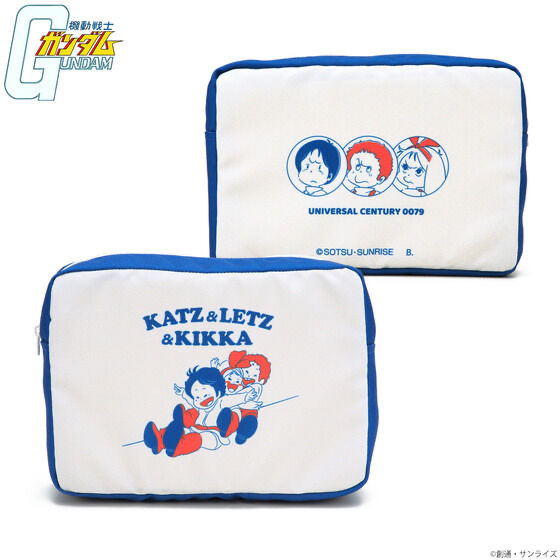 242173 Pbandai 預訂 2026/2月 機動戦士ガンダム カツ・レツ・キッカコレクション　ポーチ