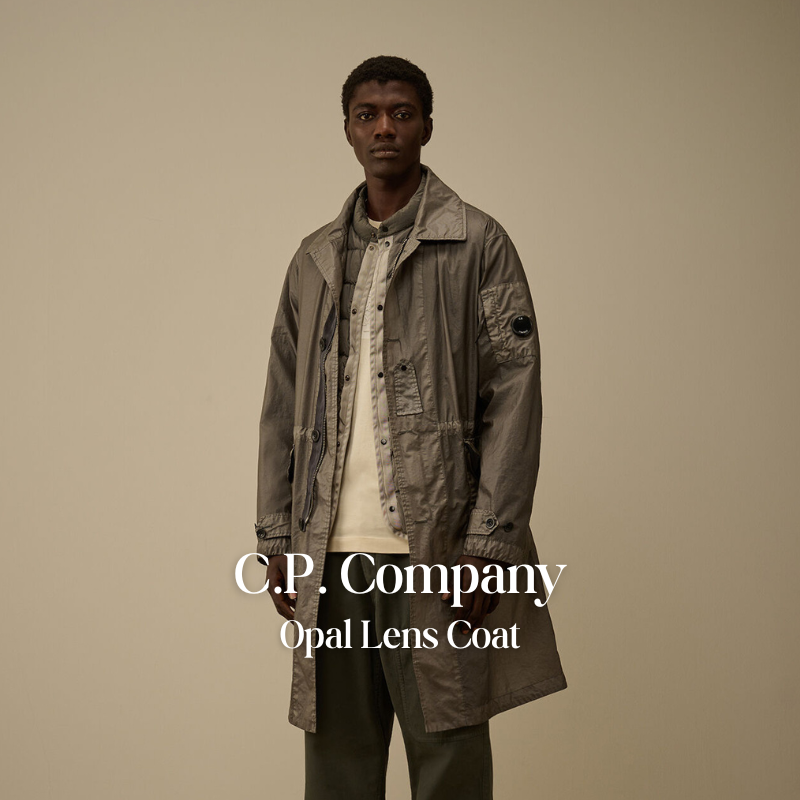 【代購】C.P. Company Opal Lens Coat 經典 Opal 鏡頭長版大衣 – 都會防風・俐落質感