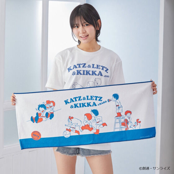 242232 Pbandai 預訂 2026/2月 機動戦士ガンダム　カツ・レツ・キッカコレクション　フェイスタオル