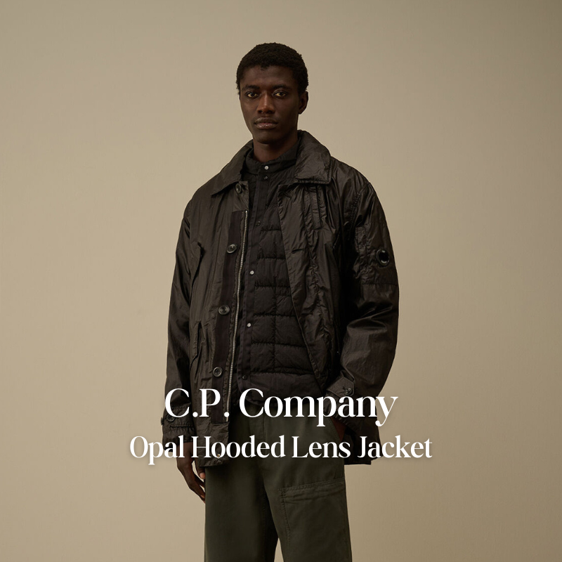 【代購】C.P. Company Opal Hooded Lens Jacket 男款連帽機能外套 – 經典 Lens 都會風