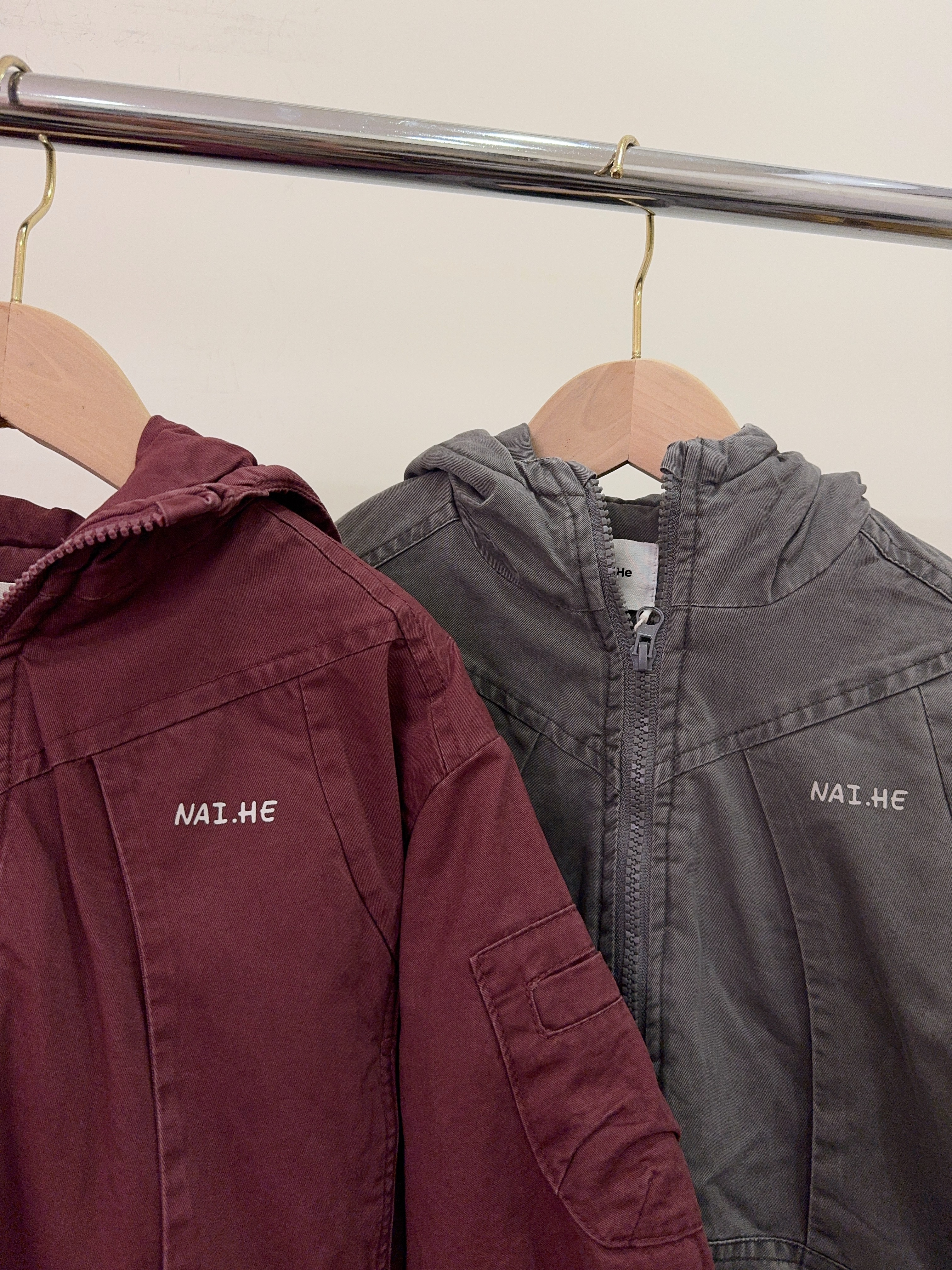 nh6778水洗刷舊連帽外套