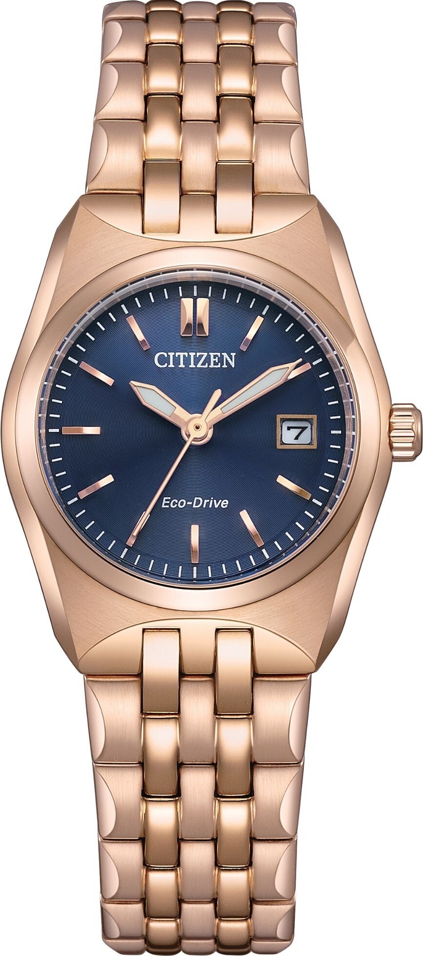 萬年鐘錶 - Citizen 星辰錶 經典光動能女錶 EW2298-52L 錶徑27MM