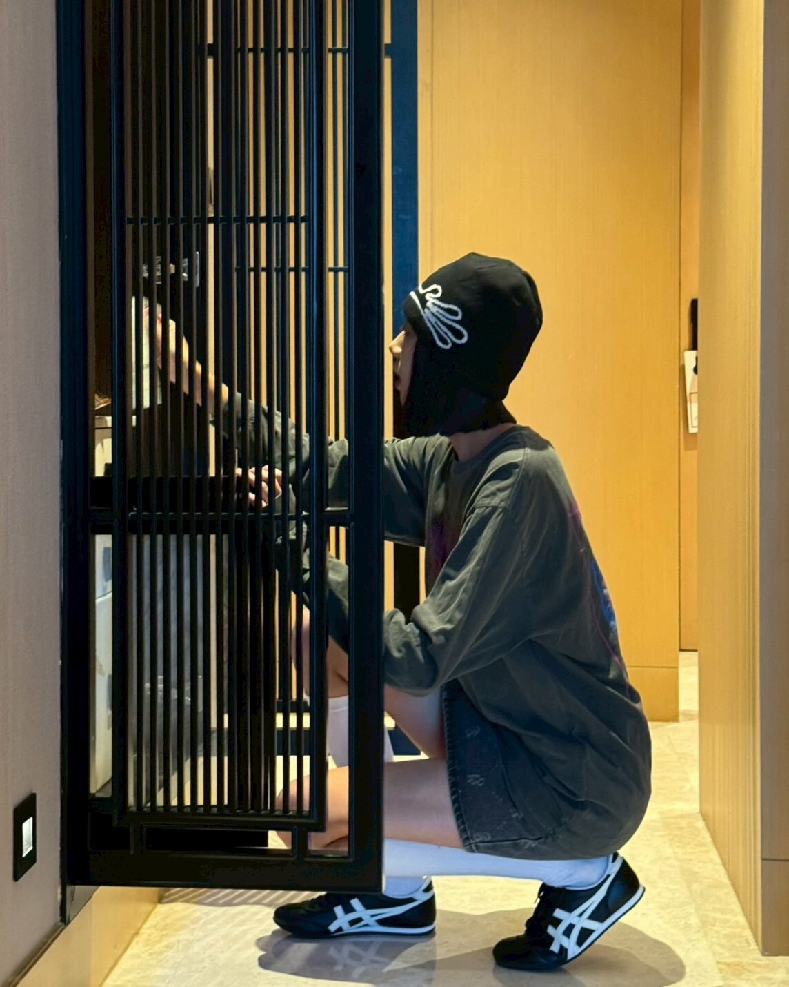 ONITSUKA TIGER MACHU RACER 黑奶油