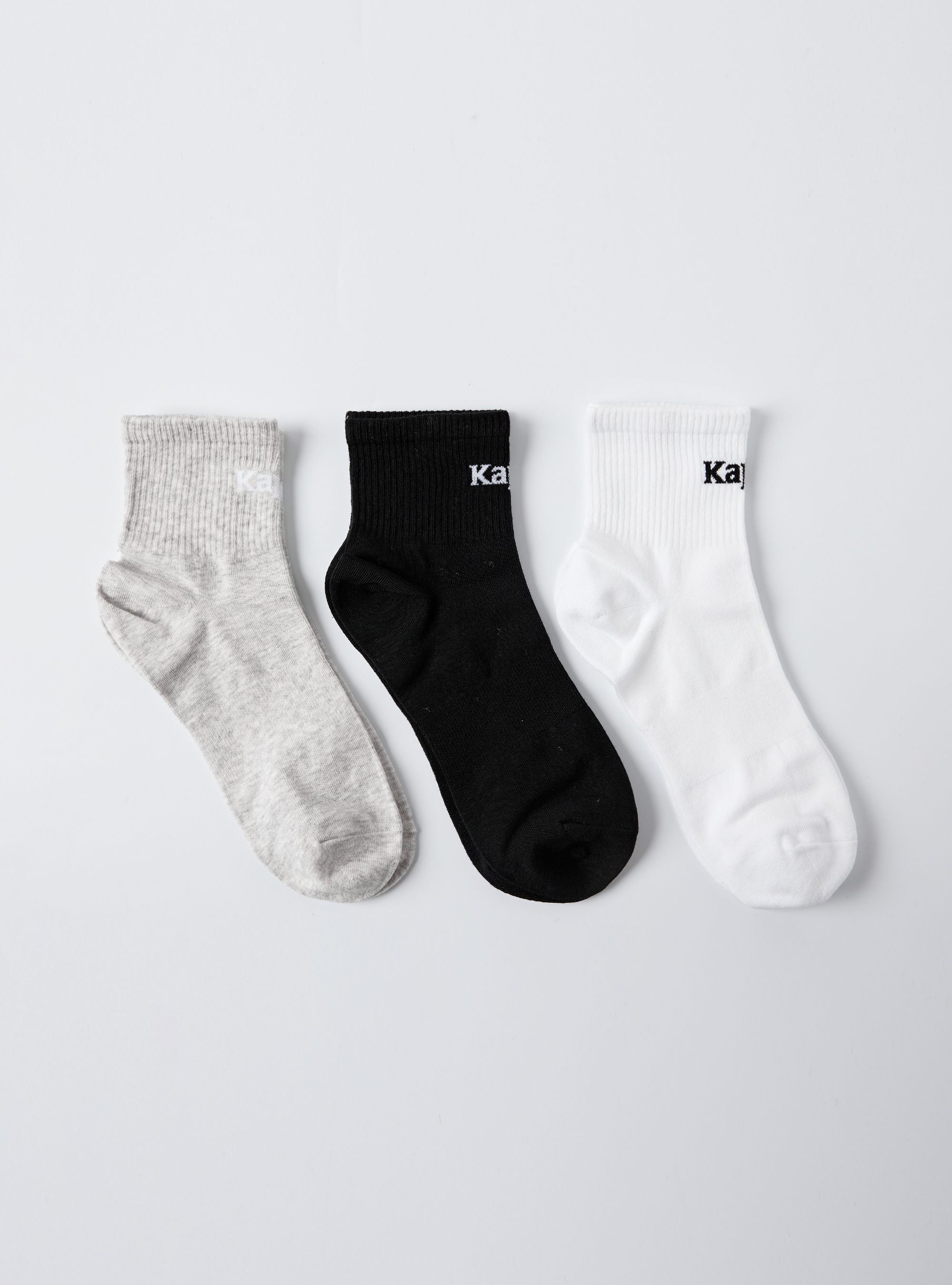LOGO印花經典短襪 (3雙入)