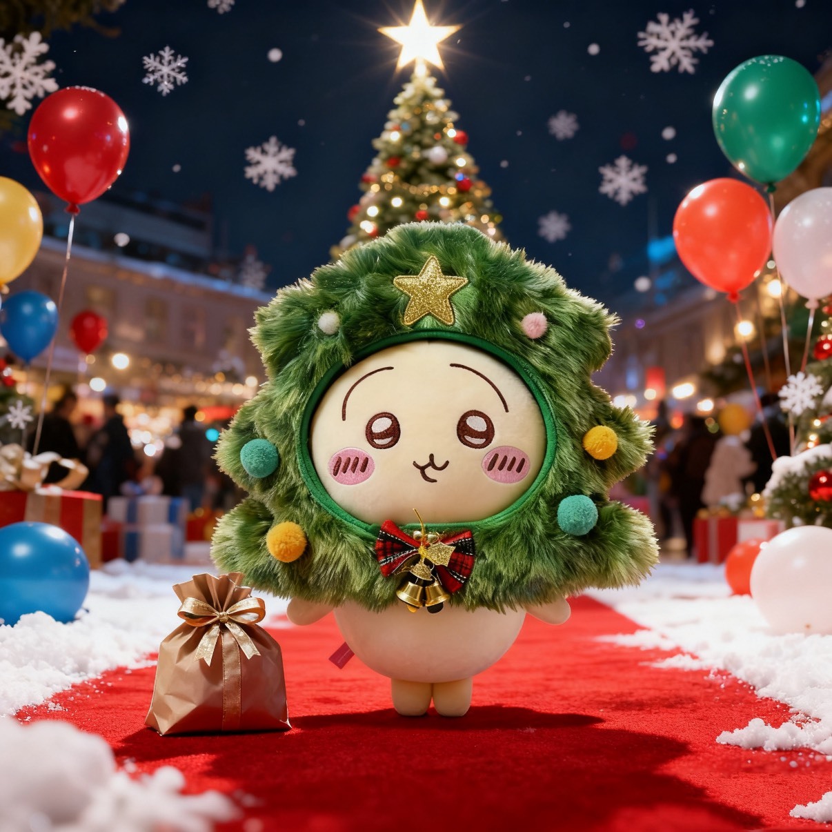 CHIIKAWA 吉伊卡哇 聯名款 聖誕節🎄毛絨 公仔