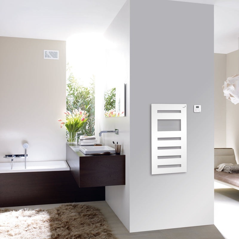Zehnder｜Metropolitan Spa 電熱毛巾桿（白色）METE-080-040/GD 9016