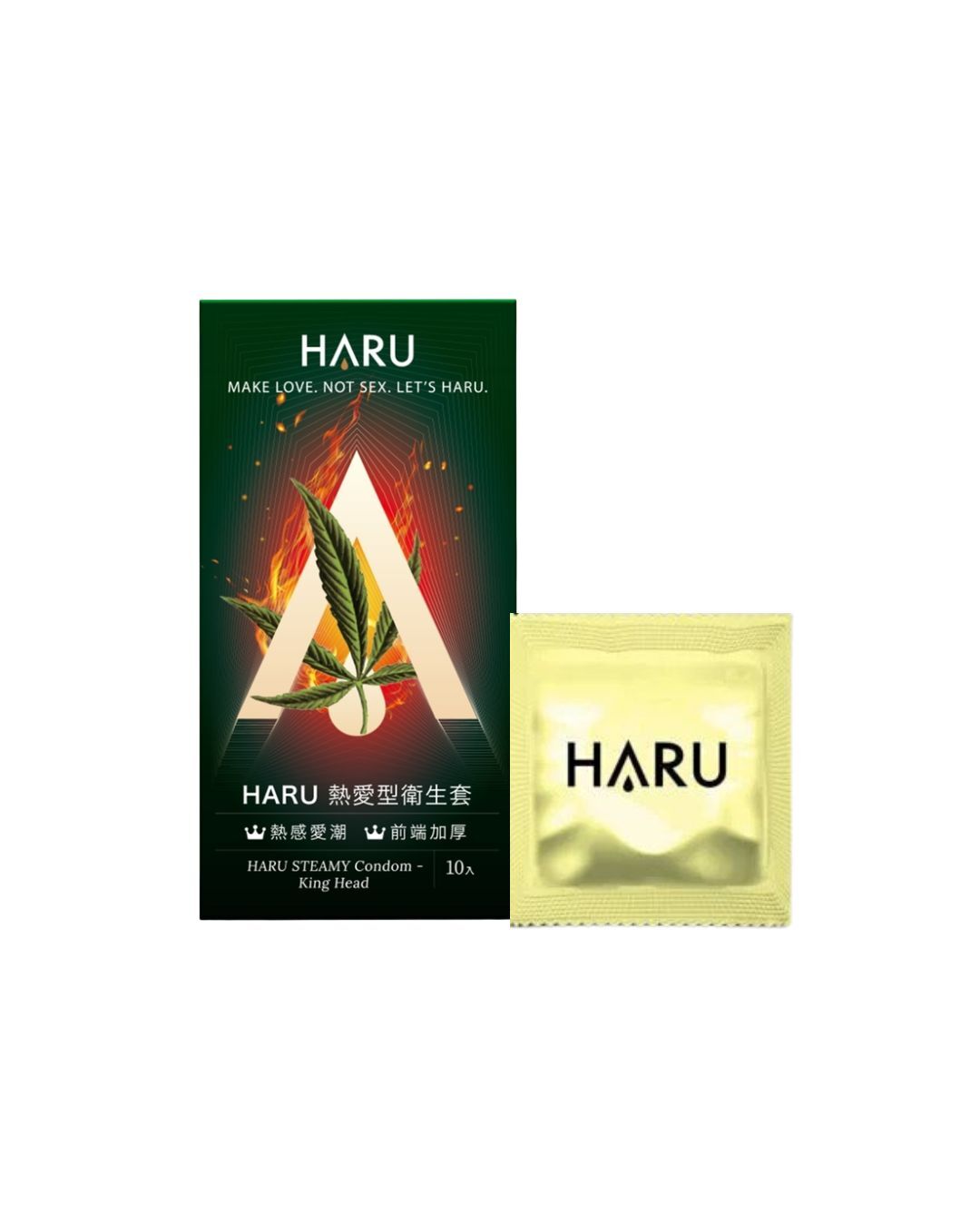 Haur Steamy 20's Pack Condom Package