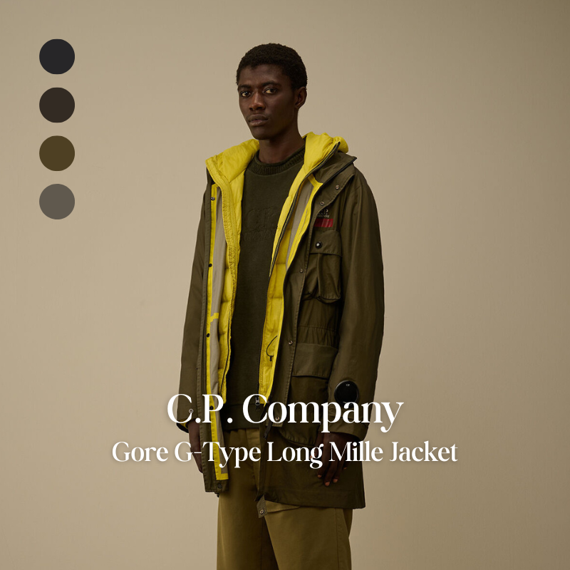 【代購】C.P. Company Gore G-Type Long Mille Jacket 長版機能外套 – 防護強化・高街軍工風