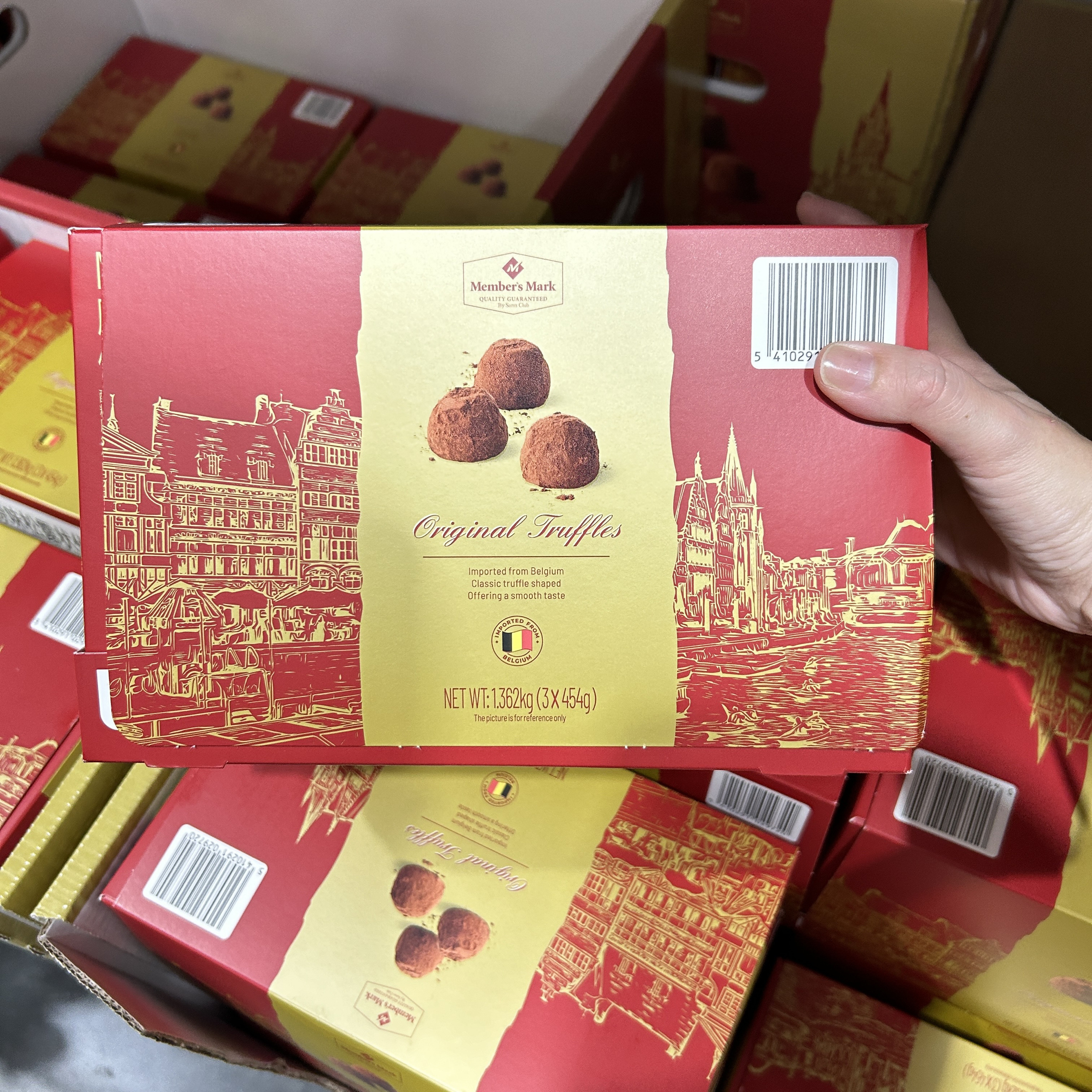 比利時製MM原味松露朱古力, 3x454g