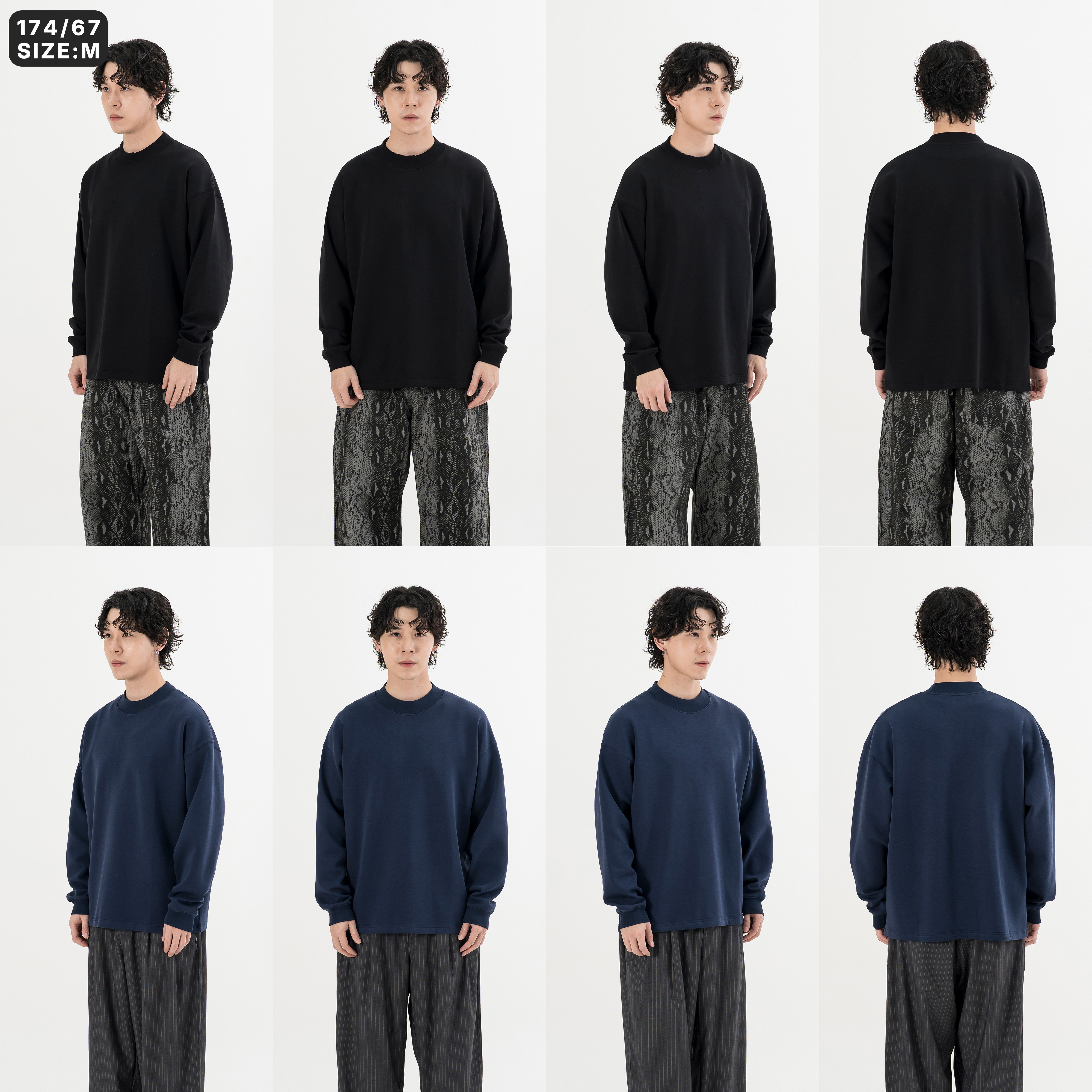 Tencel™ Lyocell Turtleneck LS Tee 天絲小高領 長袖Tee [PTR-T123]
