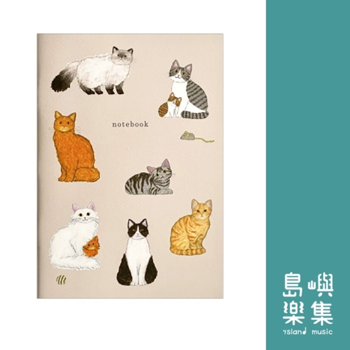 米津祐介  A5 貓咪筆記本