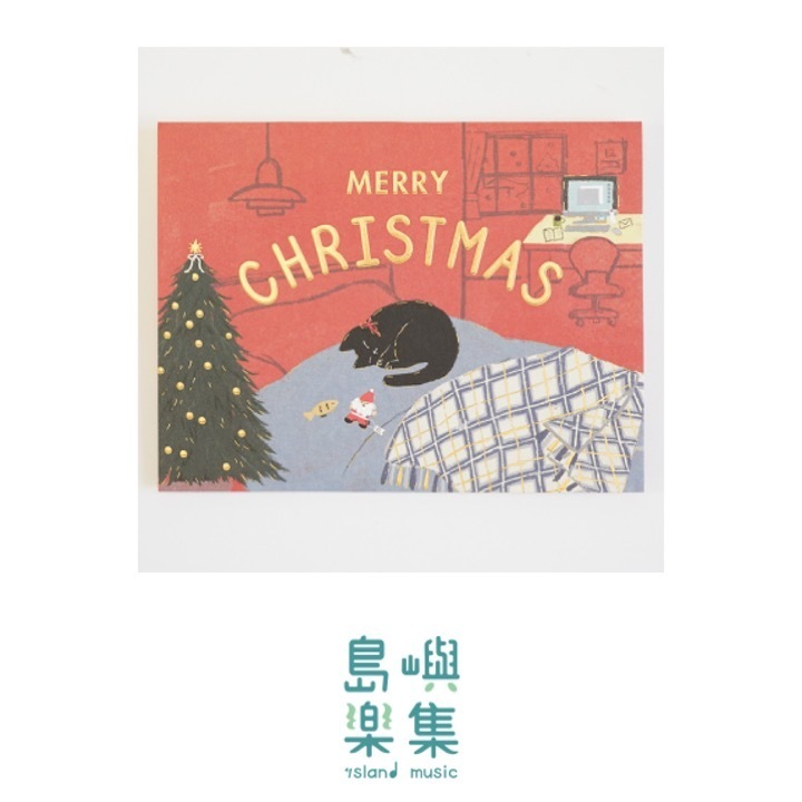 聖誕貓咪祝福卡（PC 款）