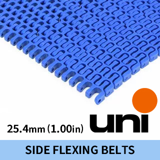 Ammeraal Modular Belt Side Flex 25.4mm - uni Flex ASB, OSB, SNB