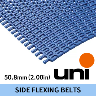 Ammeraal Modular Belt Side Flex 50.8mm - uni Flex L-ASB, L-OSB, L-OSB Direct Drive