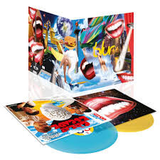 BLUR - The Great Escape (30th Anniversary Expanded Edition w/ New Artwork) 2LP- Yellow and Turquoise Colour Vinyl