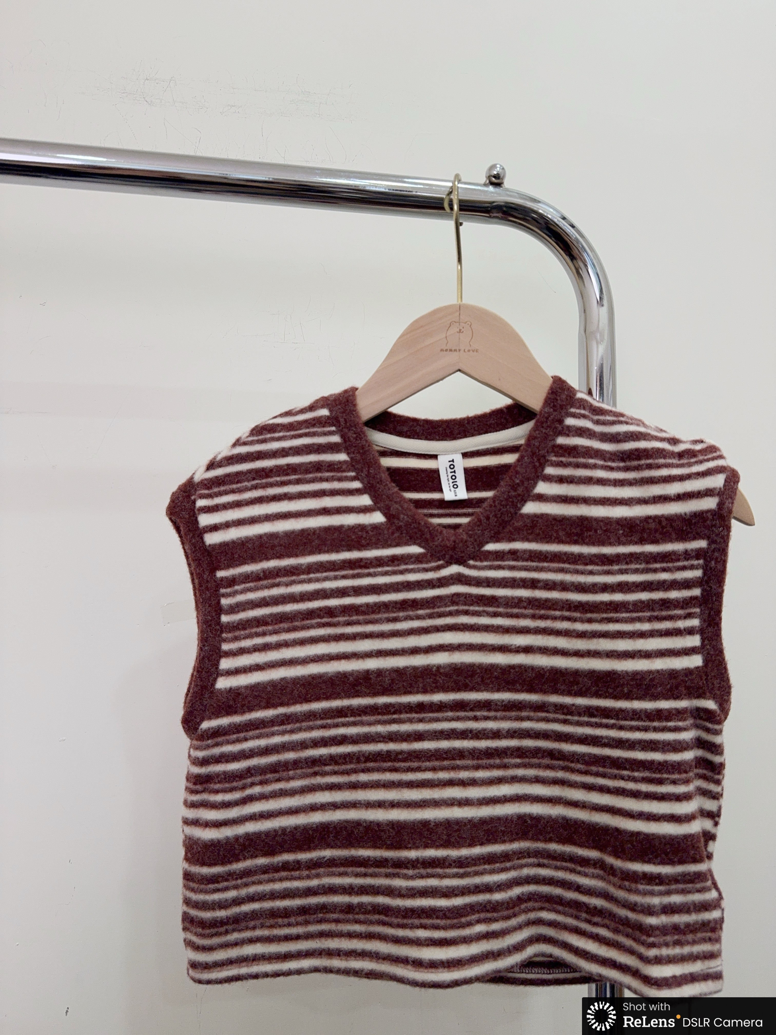 55319設計師家-羊毛Ｖ領毛背心