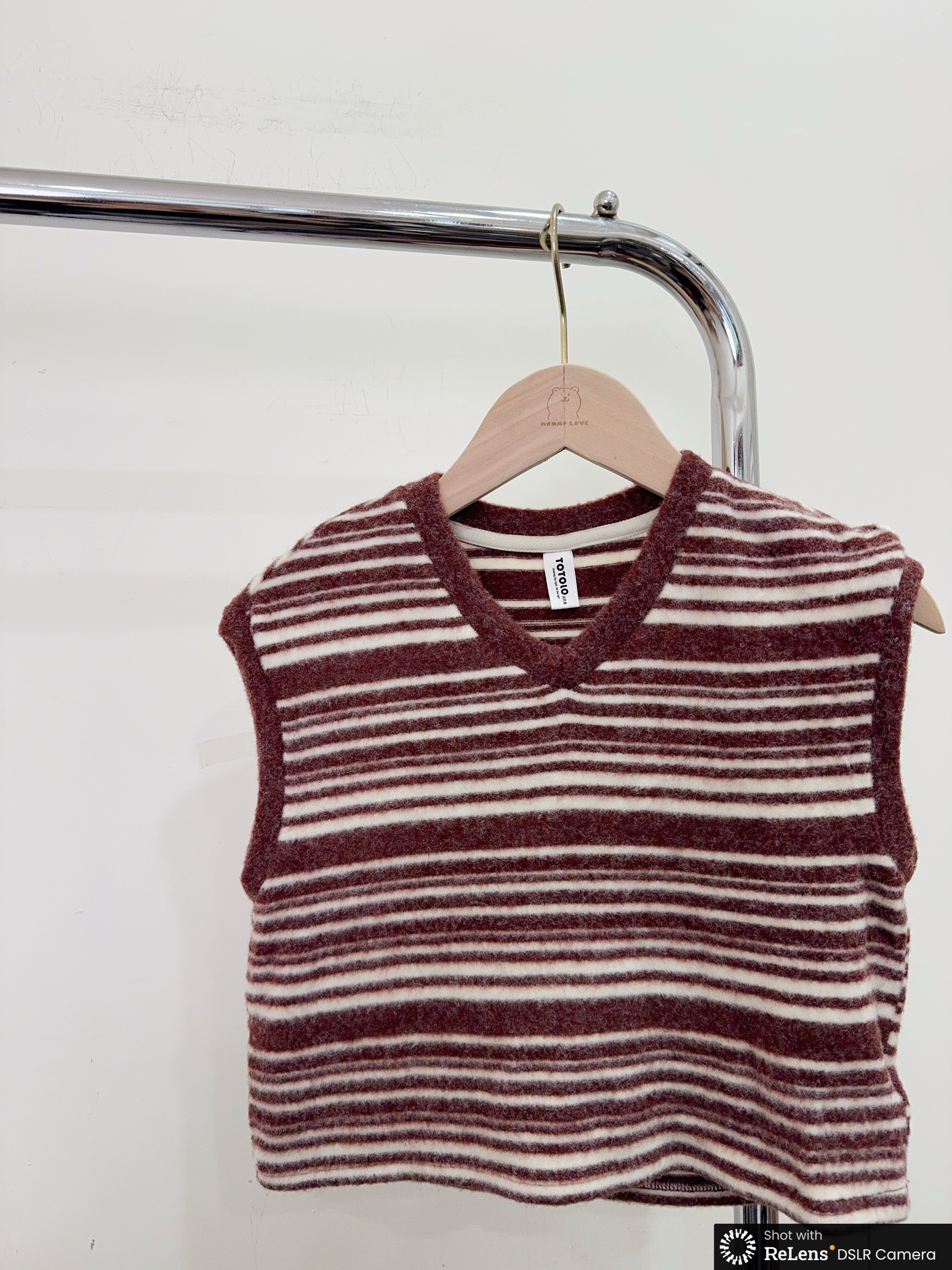 55319設計師家-羊毛Ｖ領毛背心