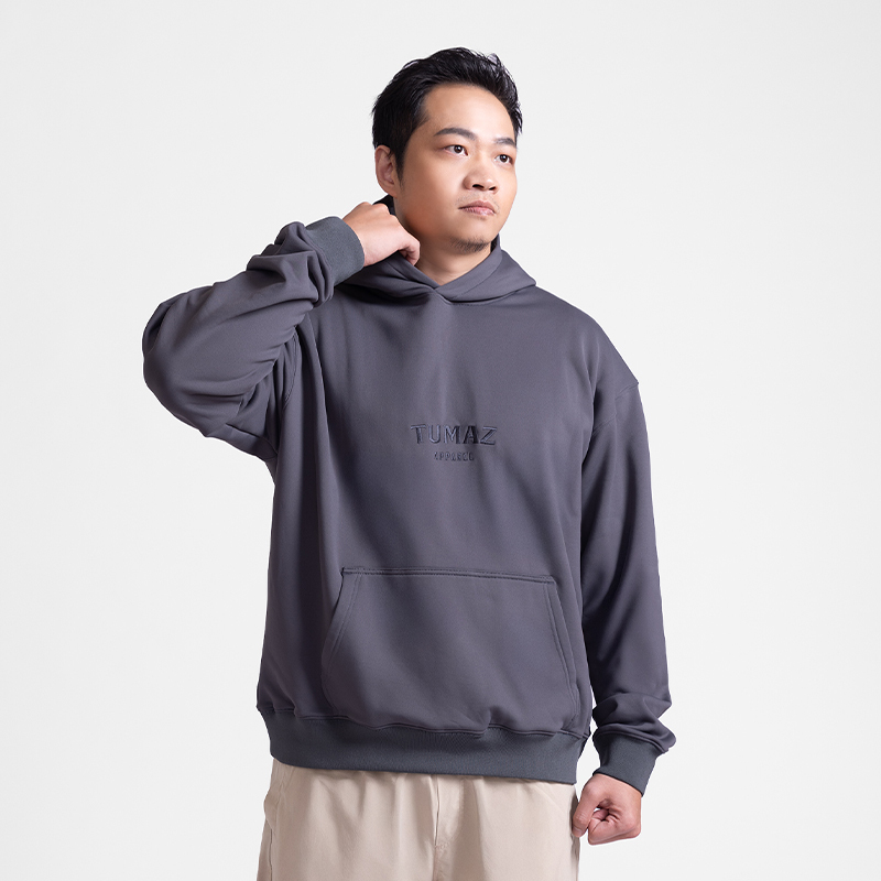 超輕量刷毛連帽上衣（礦石灰）