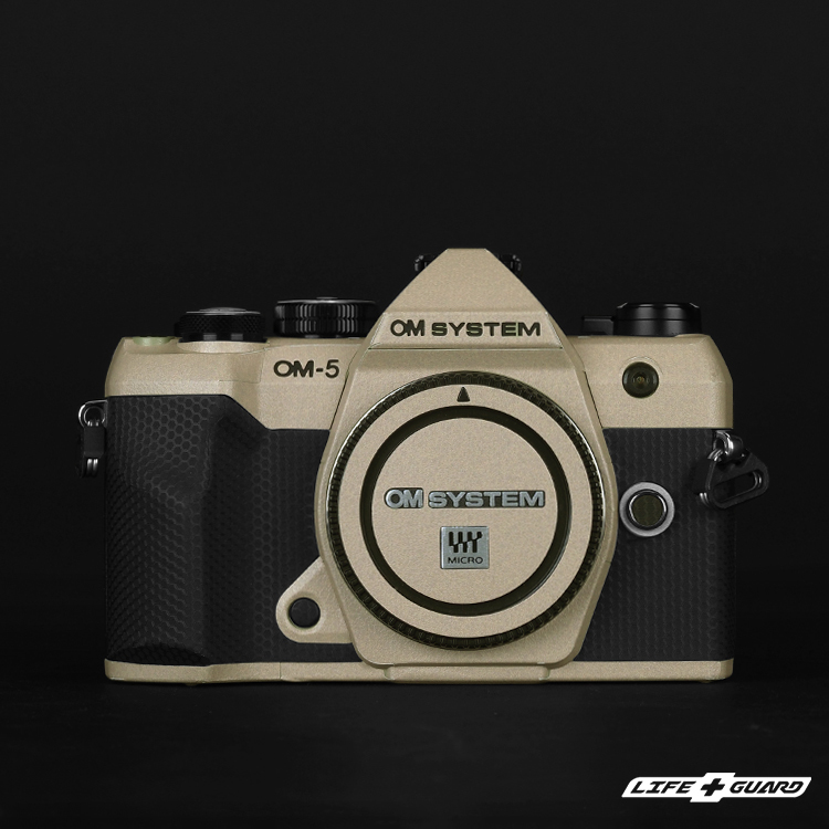 LIFE+GUARD OM SYSTEM OM-5 II 相機貼膜正面展示圖
