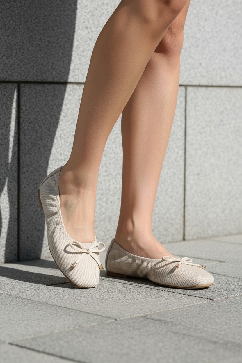 Denim Ballet 牛仔布芭蕾舞鞋