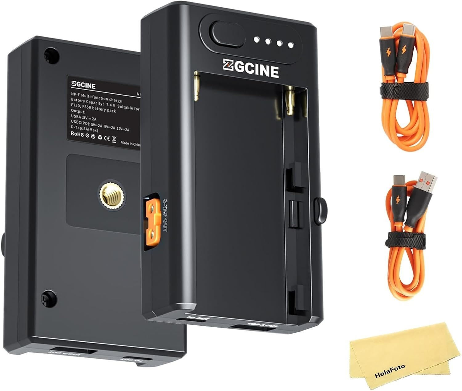 ZGCINE ZG-NPF-01 NP-F 充電器(SONY NP-F 電池用)