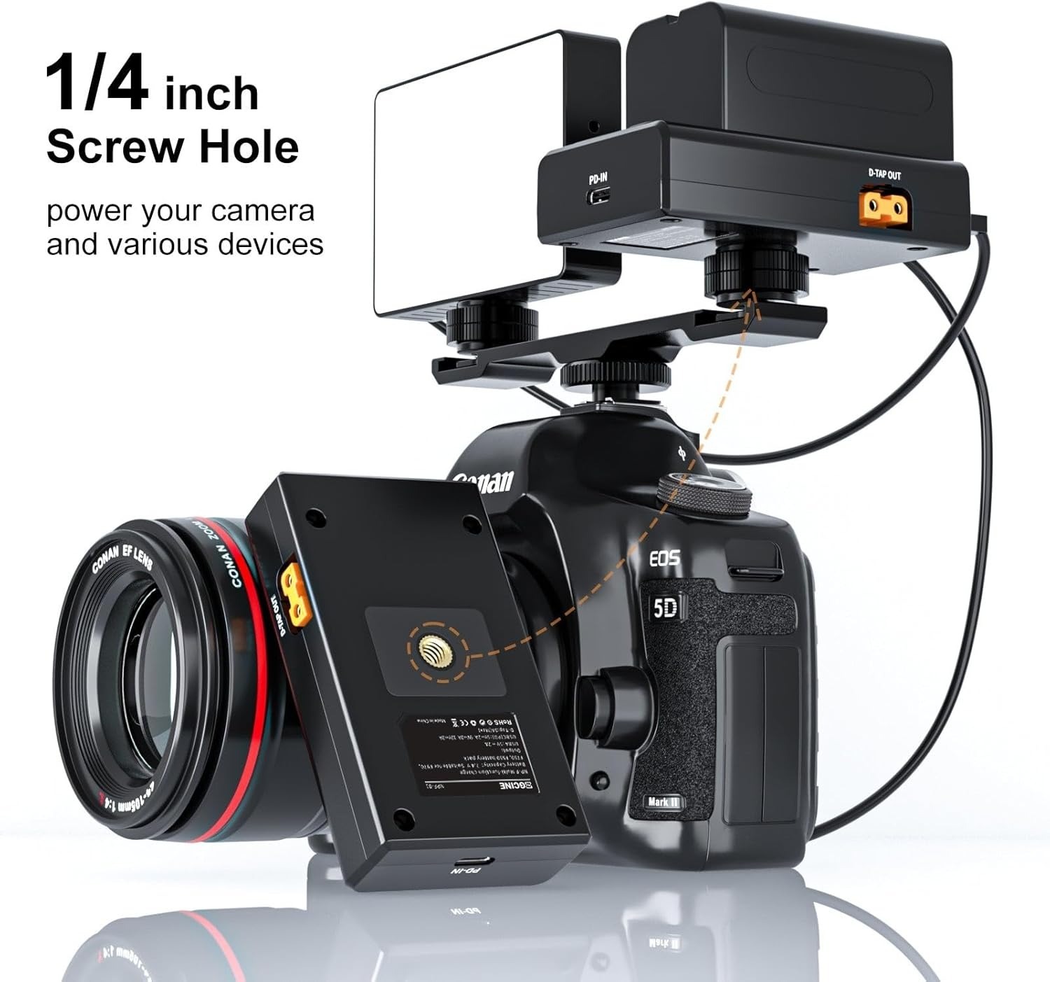 ZGCINE ZG-NPF-01 NP-F 充電器(SONY NP-F 電池用)