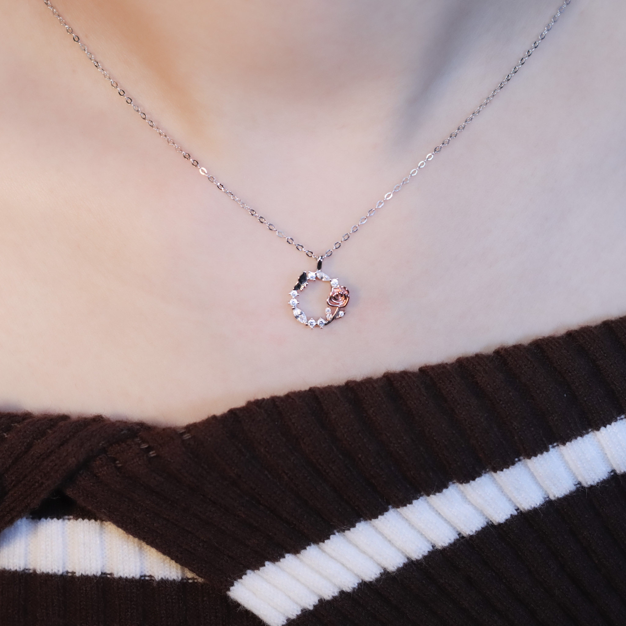 | 925純銀・白金・玫瑰金 | 最重要的人項鍊 | NE1548 |