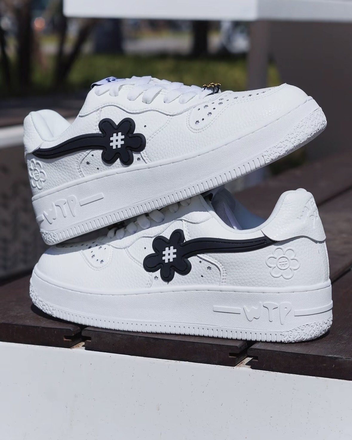 iSNEAKERS｜Water The Plant GOAT Kicks "White Black" 黑白 日本限量小花鞋 WTPS1165-94-002