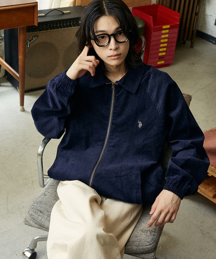 <預購>日本 U.S.POLO ASSN. 燈芯絨雙向拉鍊夾克 (5colors)