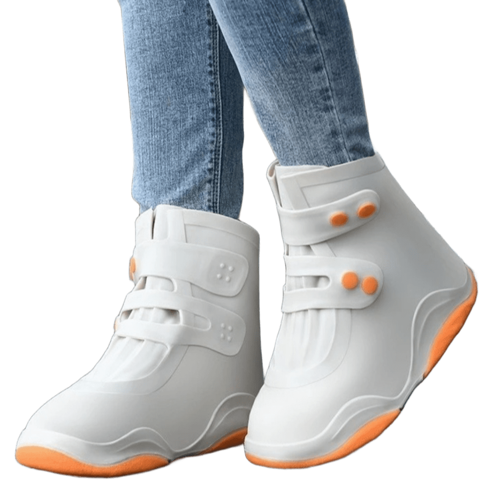 雙排扣撞色鞋套 #C18