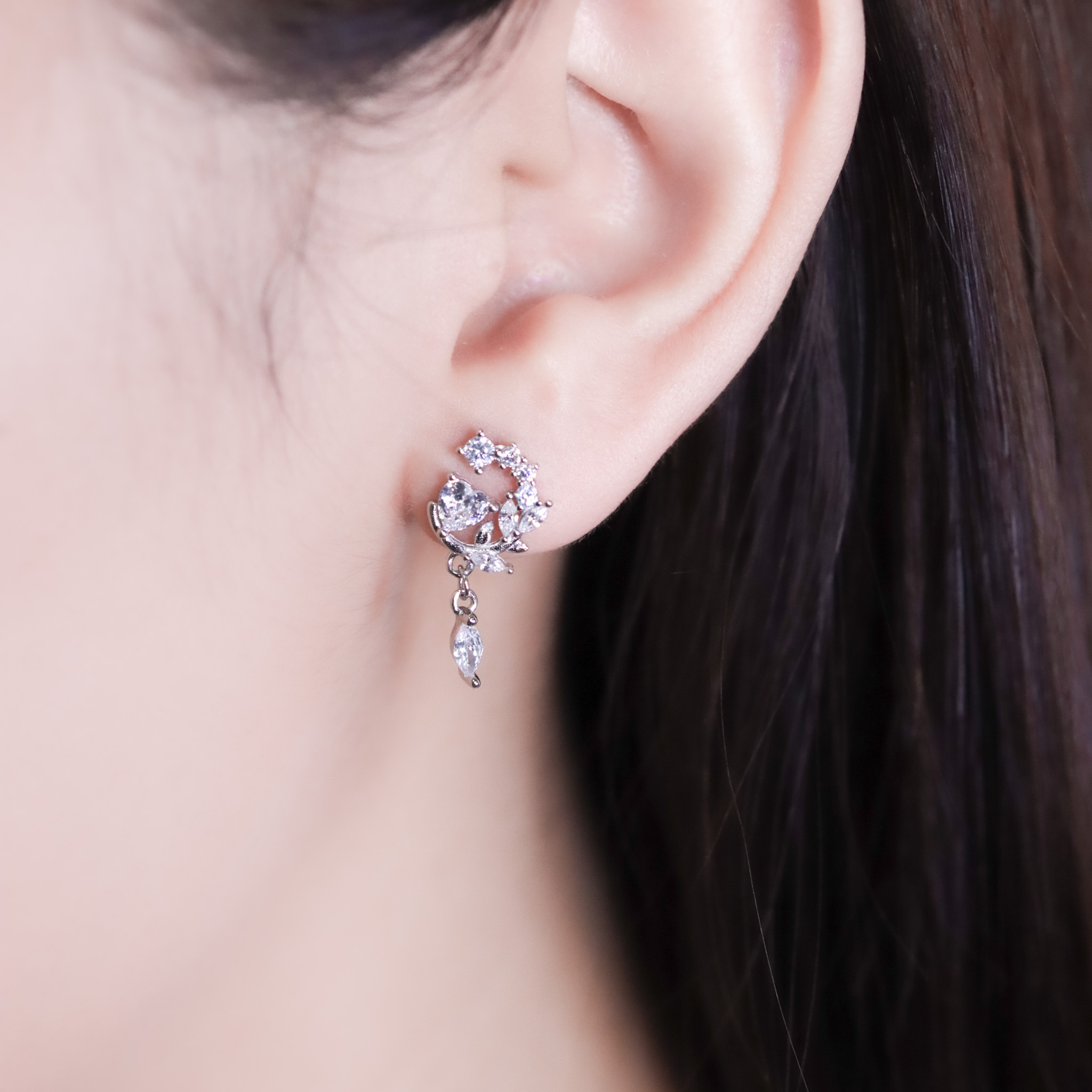 | 925純銀 | 愛意永不落幕耳環 | EA1086 |