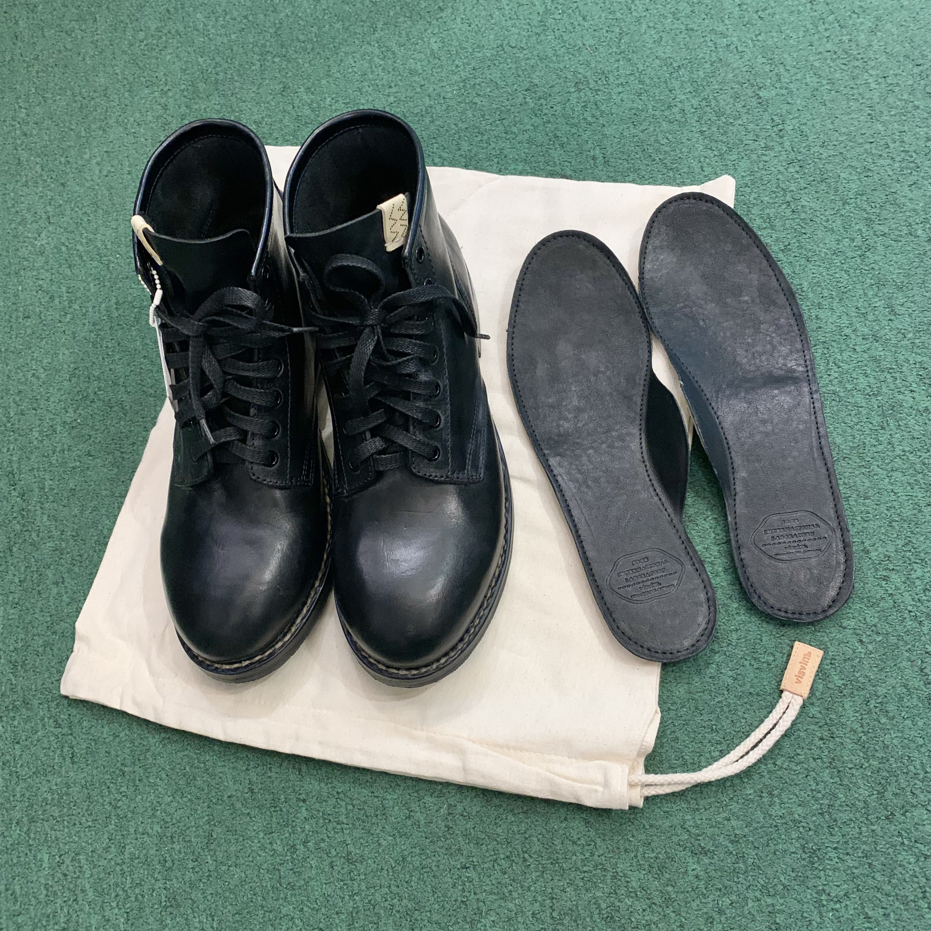 ON SALE: VISVIM BRIGADIER BOOTS-FOLK *Italian Horsehide - BLACK SIZE 12 IN STOCK NOW (現貨發售中)