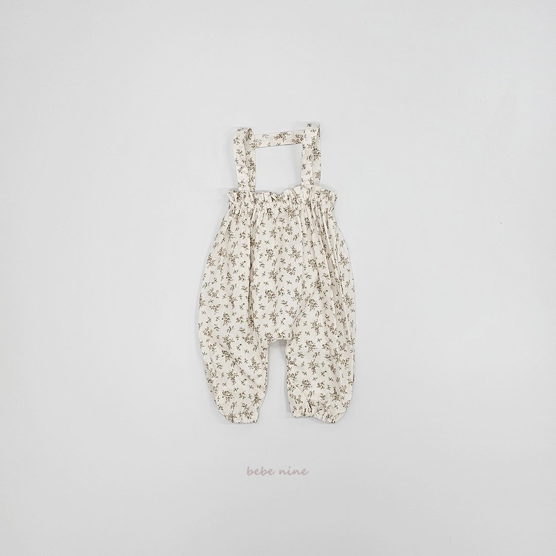 森林小花連身衣