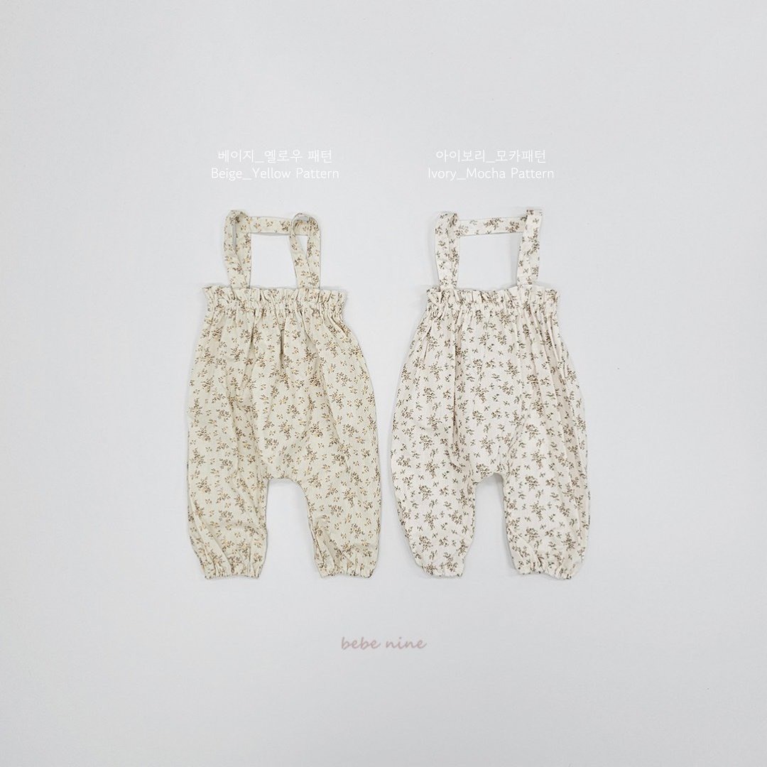 森林小花連身衣