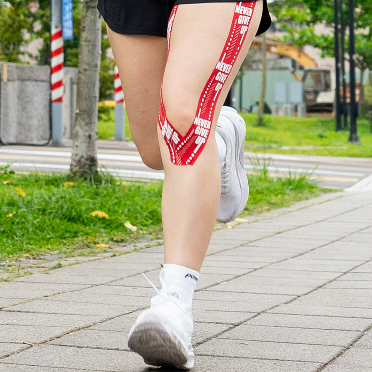 【PowerMax】備戰馬拉松-Σ全鎖跟貼紮型中筒護踝襪+給力貼 賽事必備組｜小腿、腳踝防護｜肌貼襪、馬拉松襪、跑步襪、運動襪、護踝襪｜台灣製造