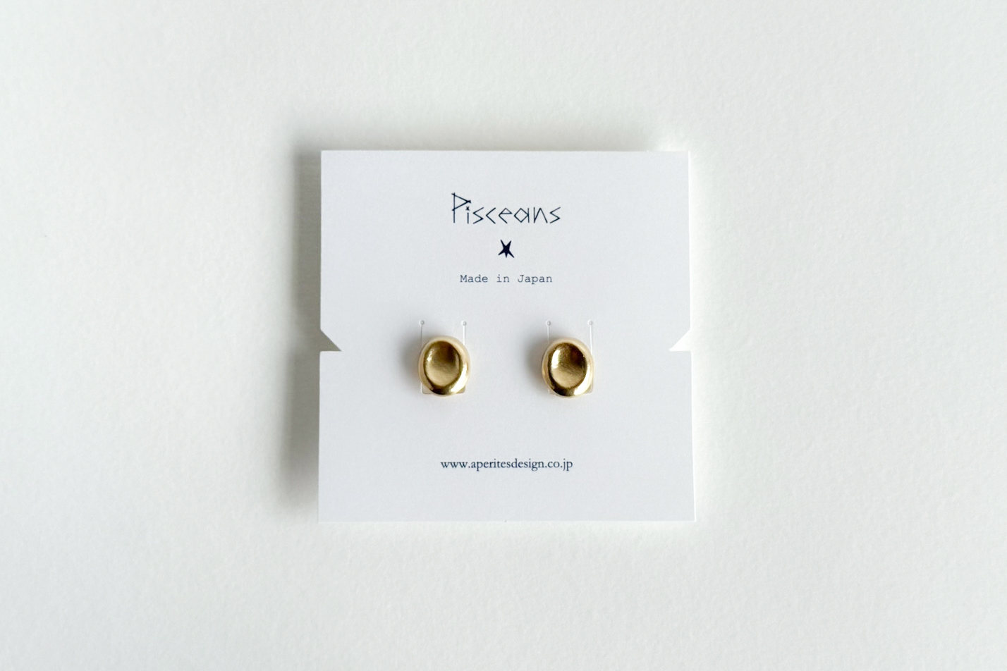 Pisceans - 微渦夾式耳環 GD