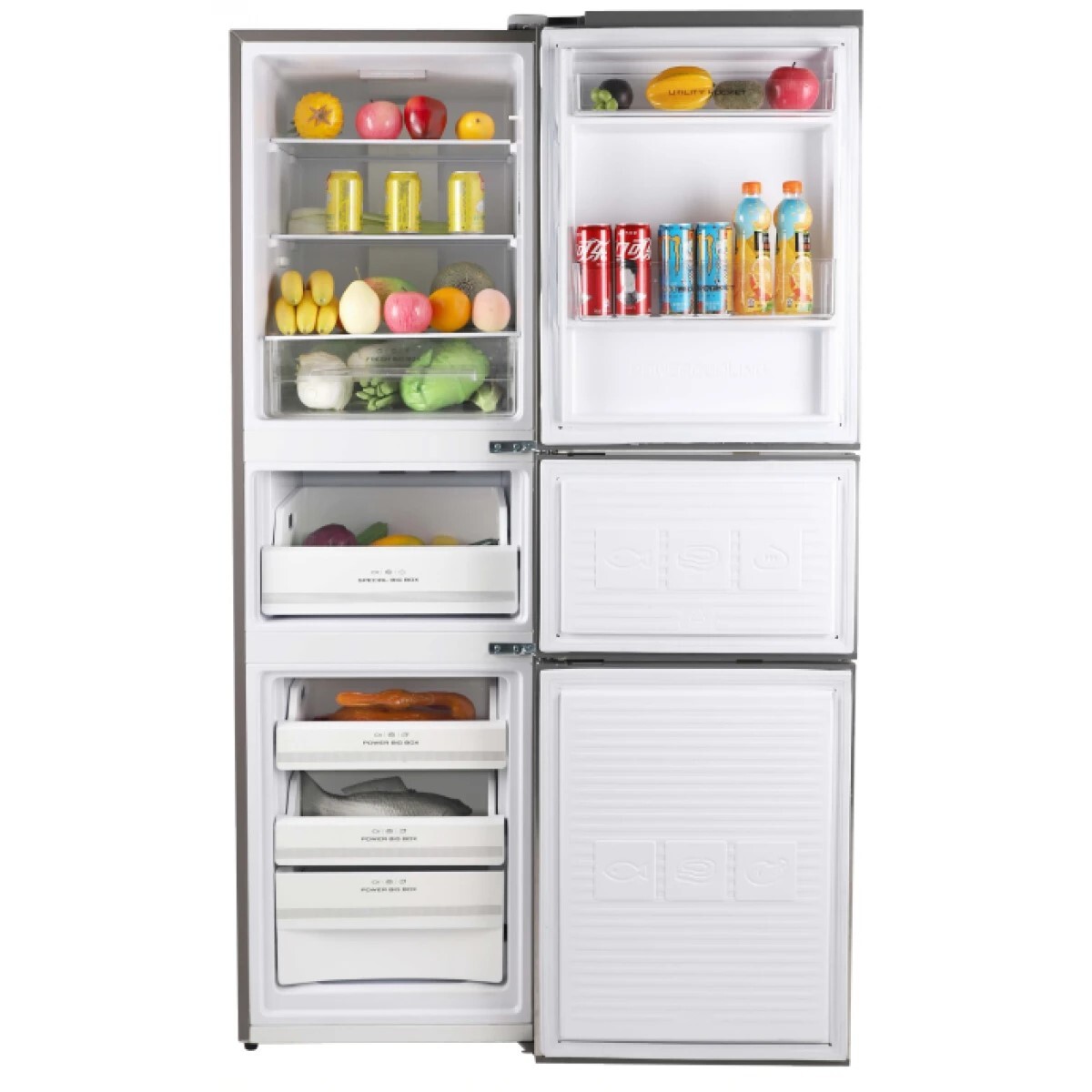 Baumatic   BCRF238‧白之戀人系列‧變頻三門雪櫃‧238公升‧香港行貨,原廠1年全機保養‧