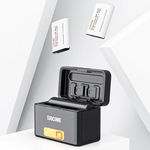 ZGCINE PS-BX1 雙電池槽移動電源5200mah 充電盒 (SONY NP-BX1 電池)