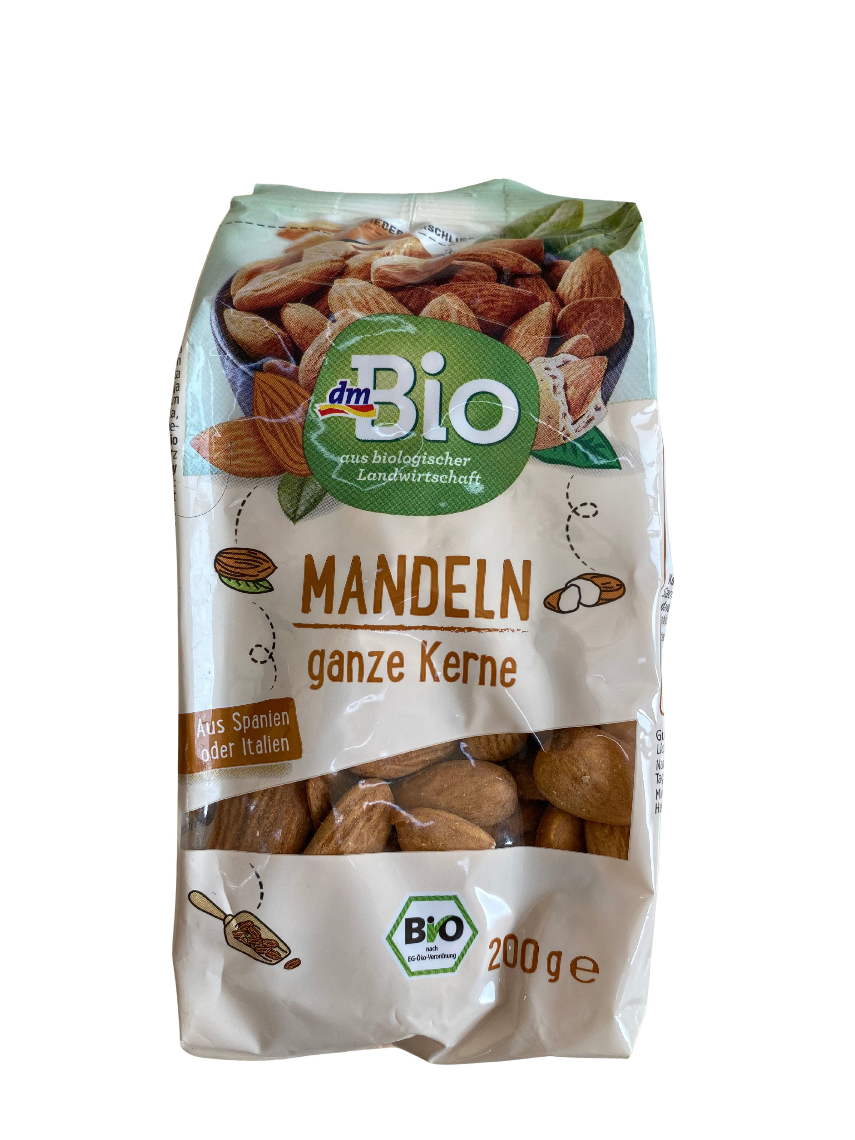 dmBIO organic almonds 200g (best before 12 Aug 2026)