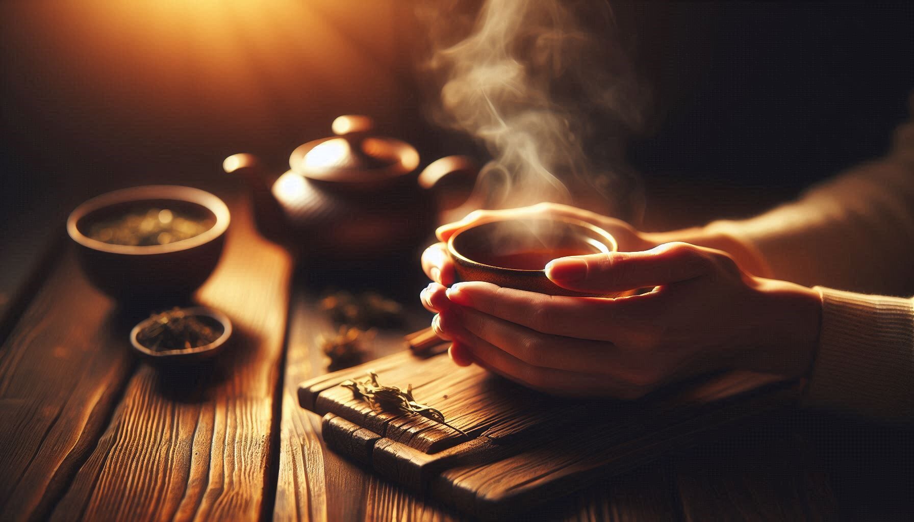 素食者手腳冰冷改善,暖身養生熱湯意象主視覺