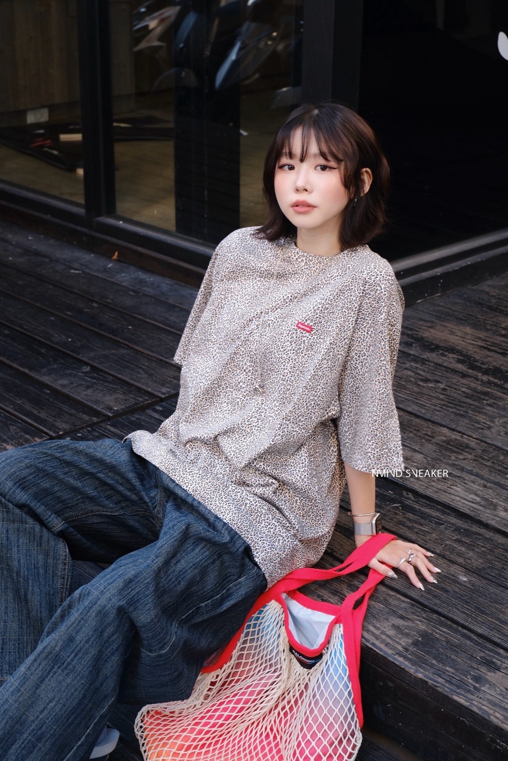 <快速出貨> SUPREME  Small Box Tee 'Leopard'