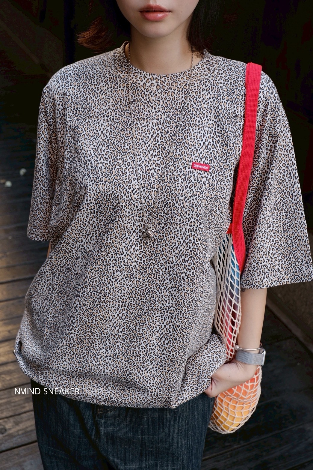 快速出貨> SUPREME Small Box Tee 'Leopard'