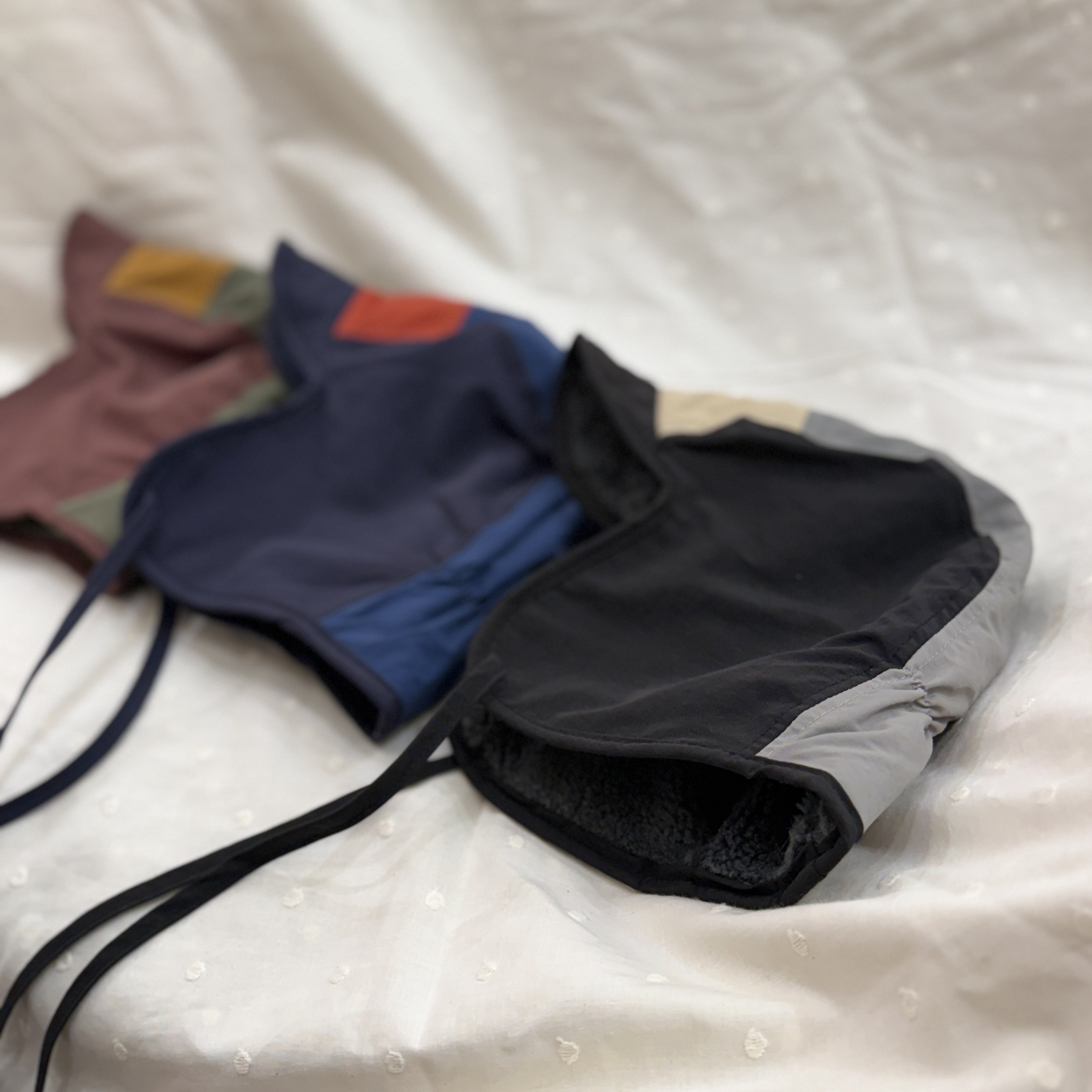 25冬 鋪棉拚色雷鋒護耳帽 (三色)