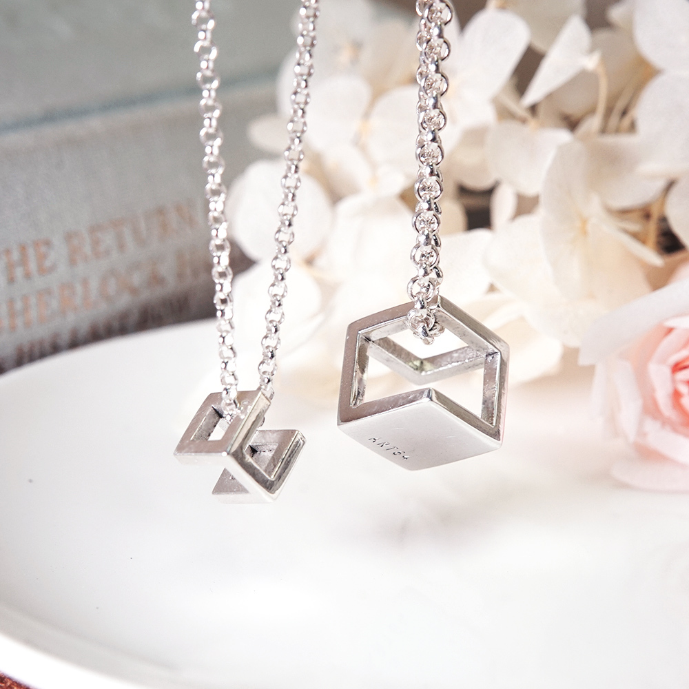 時光迴廊情侶對鍊 925純銀 情侶項鍊