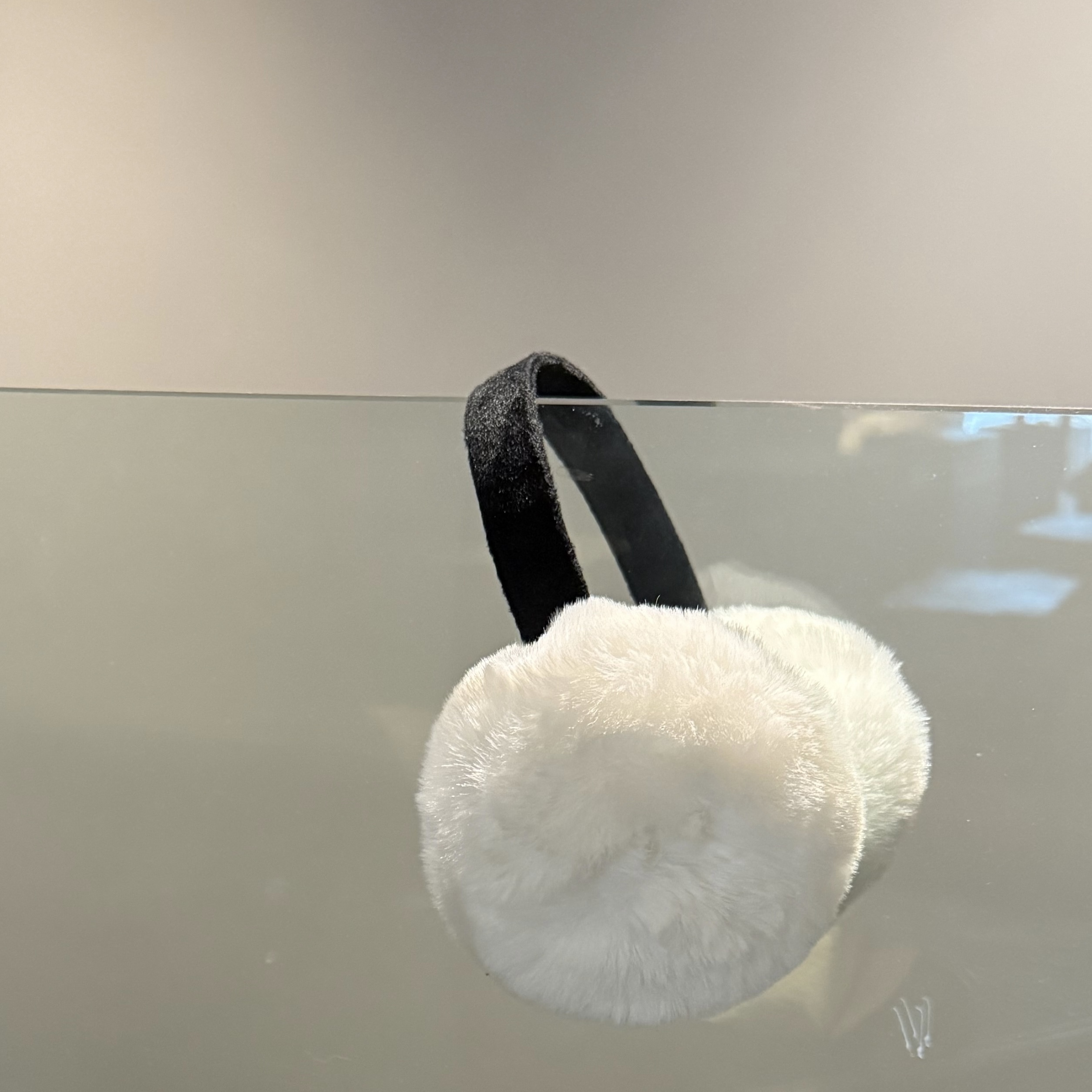 DE26耳罩(C耳毛款-白/黑，不折扣)