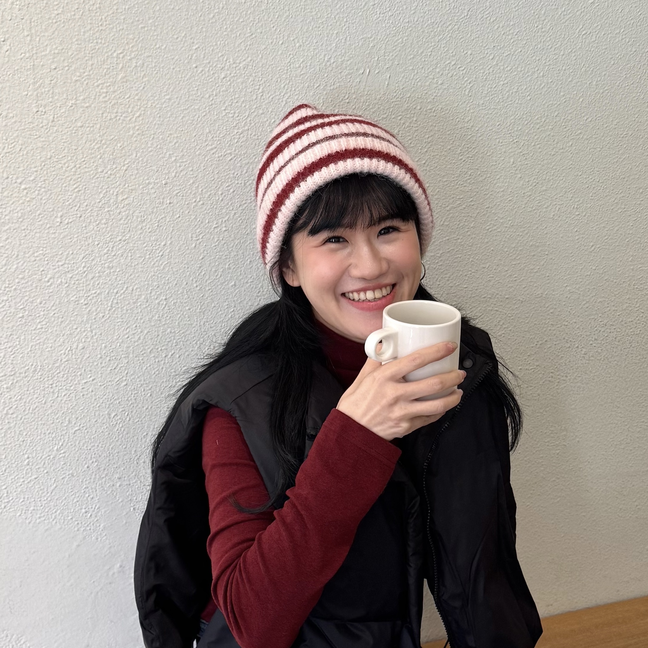 DE21愛麗絲條紋針織帽(不折扣)