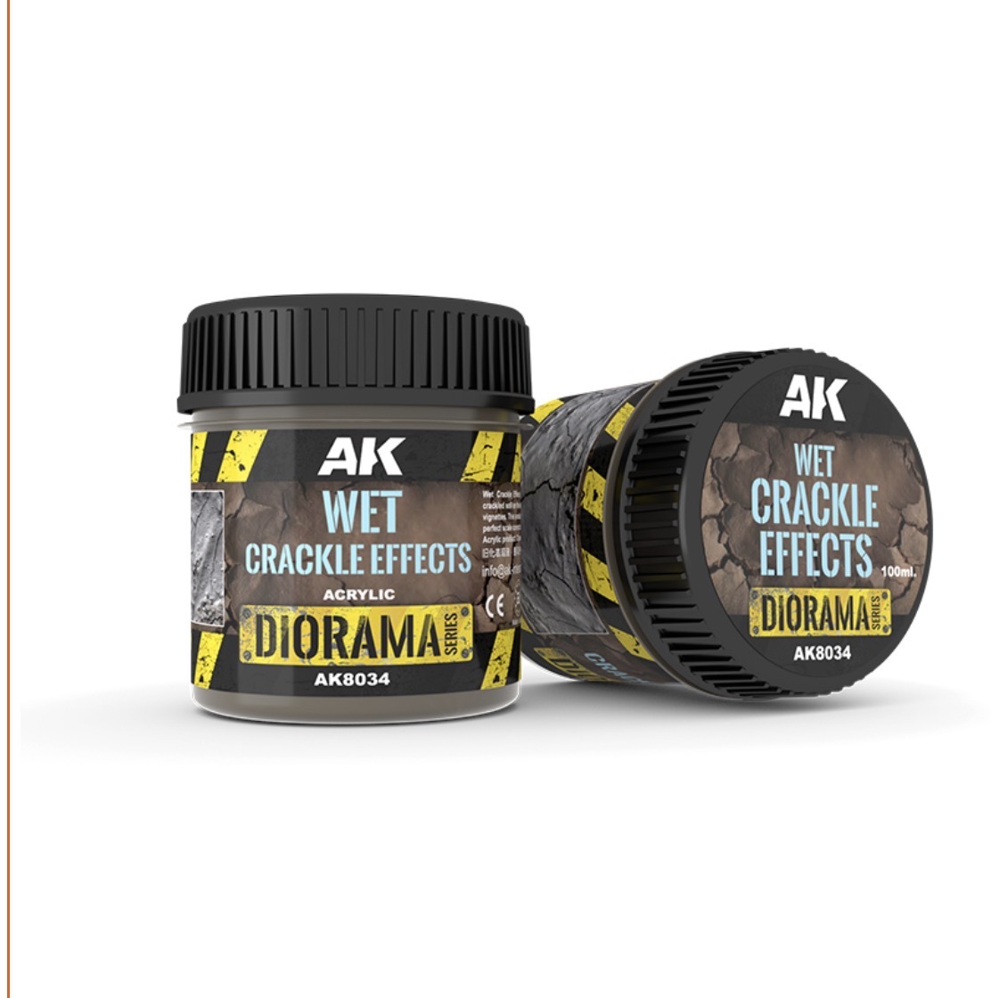 AK8034 wet crackle effects 100ML