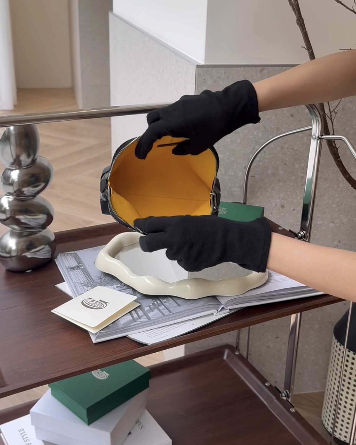 GOYARD｜VENDOME 化妝包 黑色