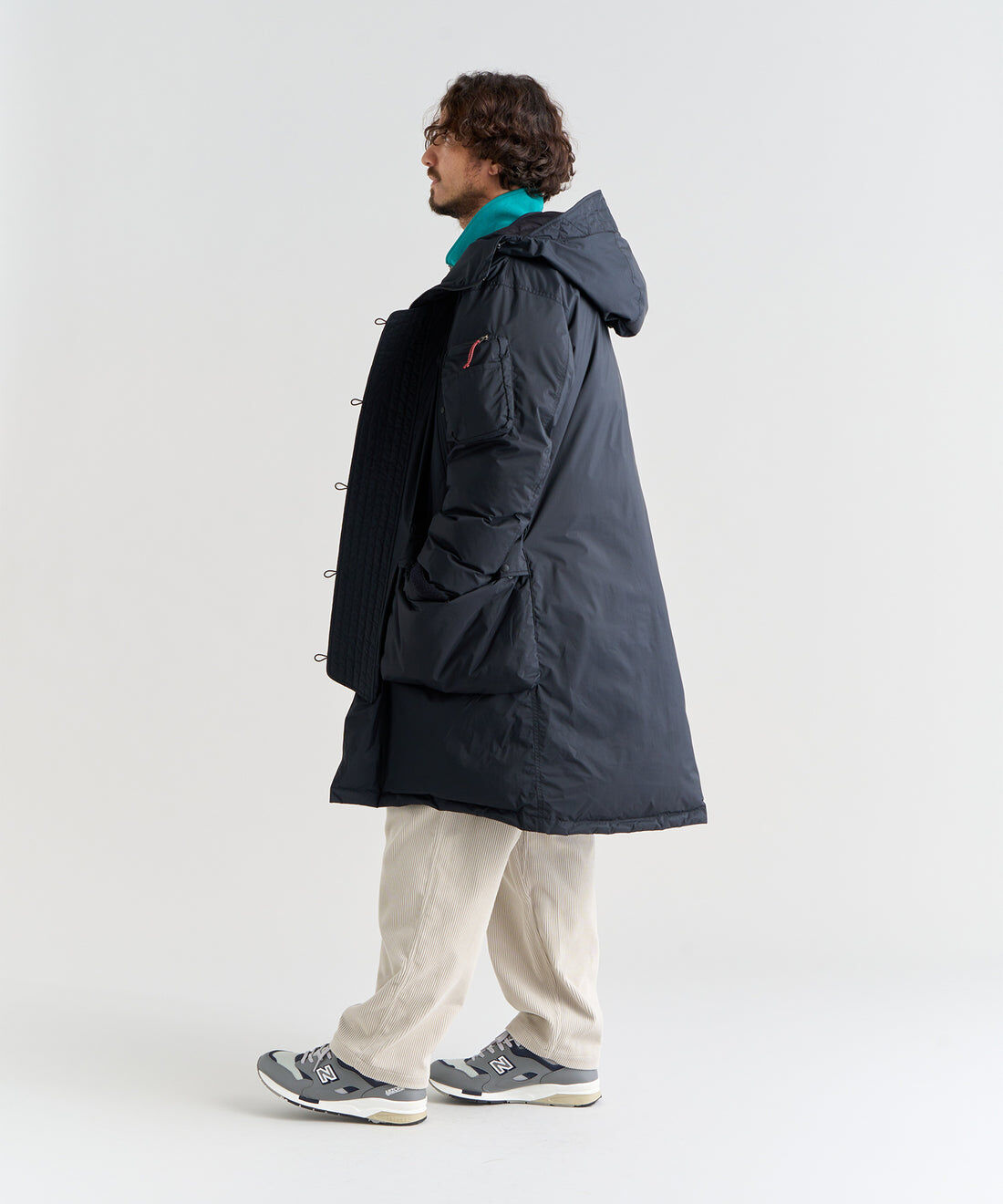 NANGA AURORA TEX DOWN FIELD HALF COAT
